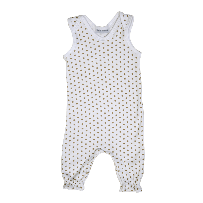 Sleeveless Gold Dot Or Plain Grey - Polka Dot (800x800), Png Download