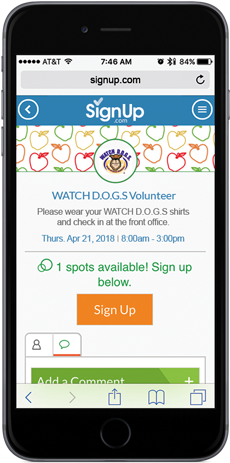 Volunteers Receive Automated Confirmation And Reminder - Volunteer Sign Up On Iphone (285x500), Png Download