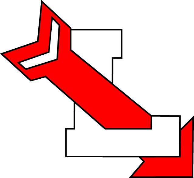 Lowell Red Arrows - Lowell Red Arrows Logo (638x586), Png Download