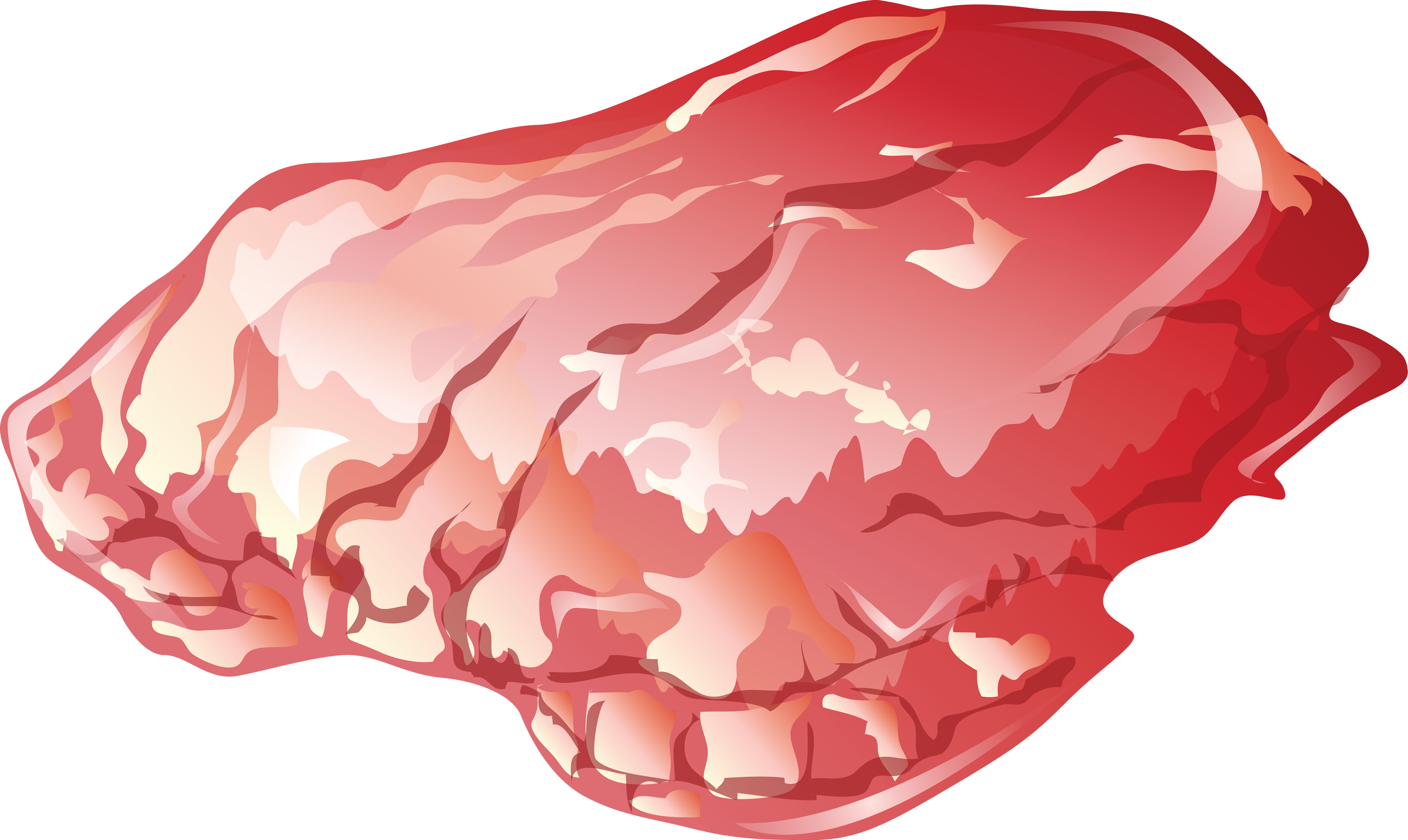 Meat Png - Meat Clip Art Png (3499x2088), Png Download