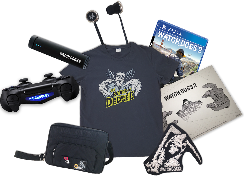 The Winner Receives A Life-hack Hamper Containing - Watch Dogs 2 Marcus Headphones (932x673), Png Download