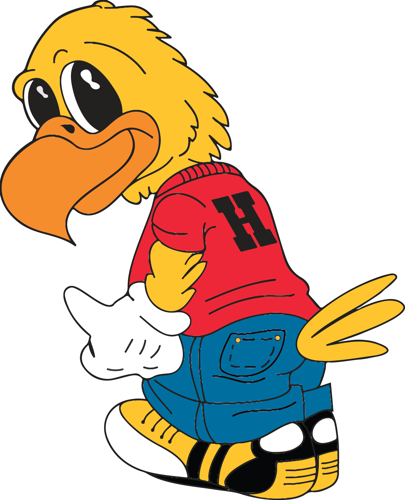 School Logo - Cartoon (1409x1737), Png Download