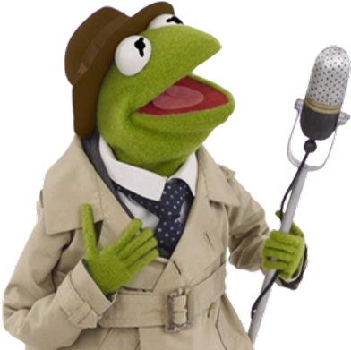 Muppet Newsflash - Kermit The Frog Sesame Street (400x400), Png Download