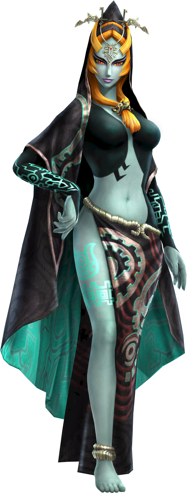Twili Midna - Hw - Midna Hyrule Warriors Definitive Edition (2000x2000), Png Download