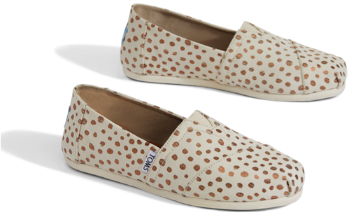 Toms Rose Gold - Shoe (550x549), Png Download