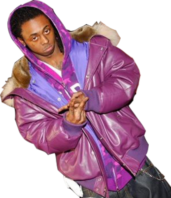 Lil Wayne Purple Jacket Psd - Lil Wayne Purple Jacket (347x400), Png Download