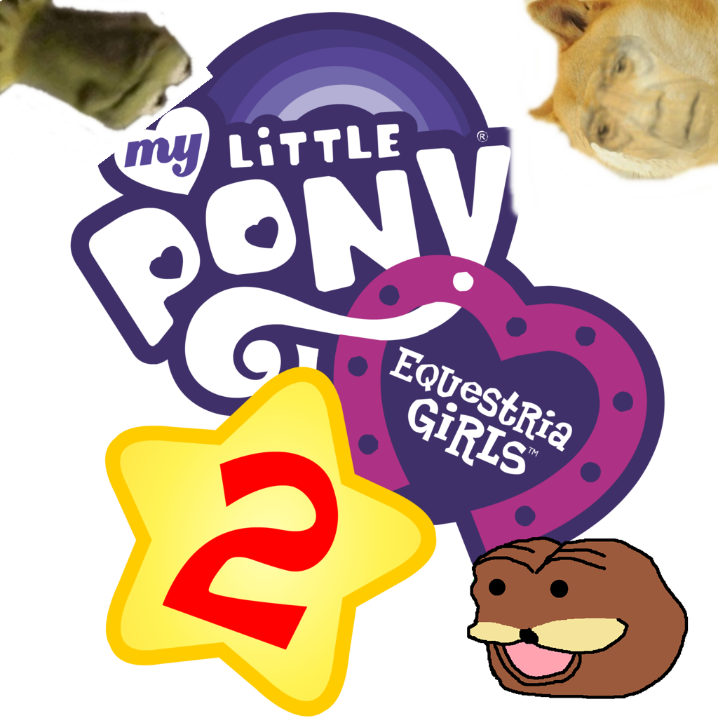 Chabelo, Doge, Equestria Girls, Fake, Kermit The Frog, - Equestria Girls My Little Pony Logotipo (1024x1024), Png Download