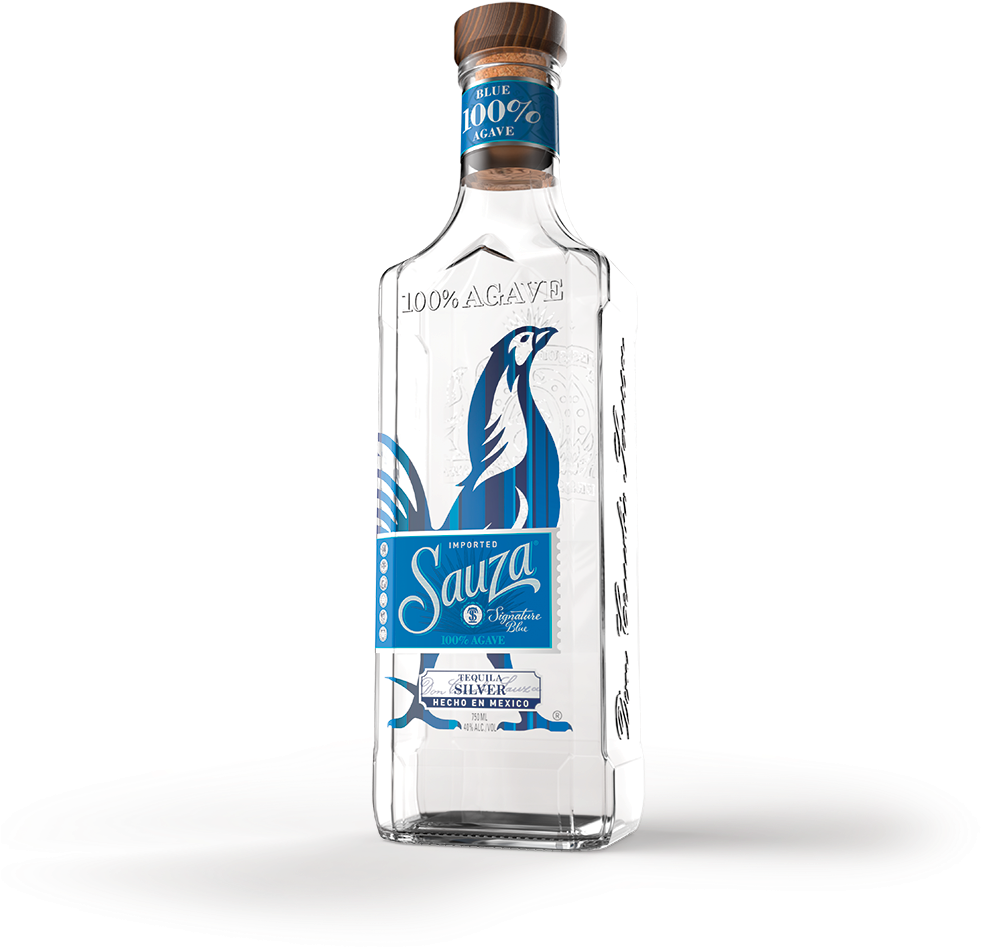 Sauza® Signature Blue Silver - Sauza Tequila Bottle (1000x1000), Png Download