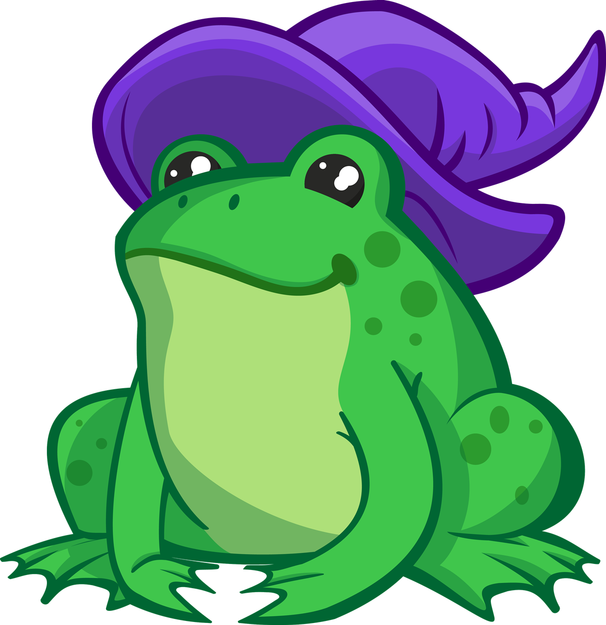 Frog Illustration On Frogs Frog Art And Cute Clip Clipart - Frog Clipart (1200x1238), Png Download