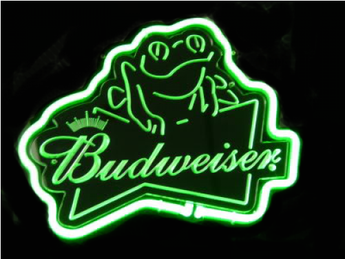 Now - Budweiser Frogs (500x500), Png Download