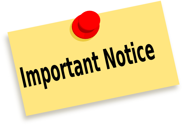 Png Free Attention Parents Of Students In Grades Non - Notices Clipart (600x412), Png Download