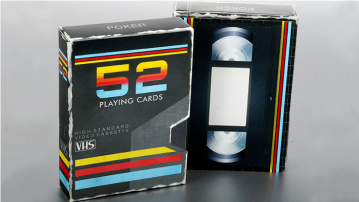Vhs Playing Cards By Collectable Playing Cards (736x828), Png Download