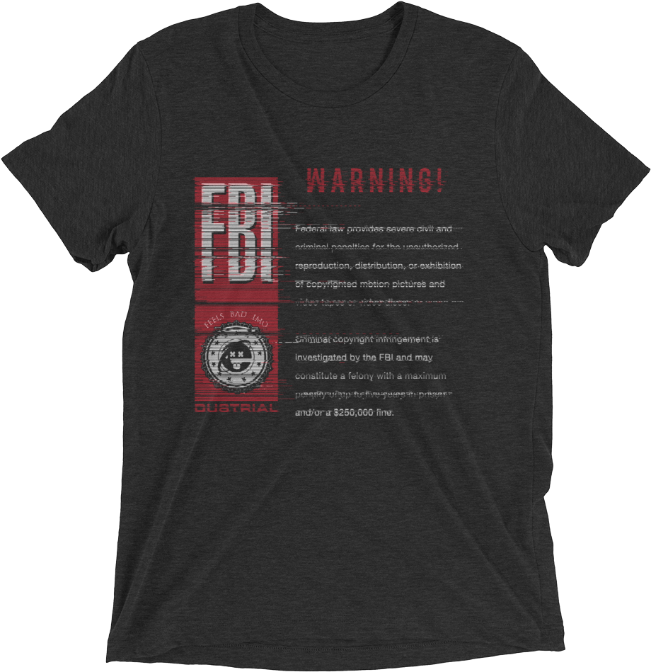 Vhs Feels Unisex Tri Blend T Shirt Dustrial Future - 90's Style Tri-blend (1000x1000), Png Download
