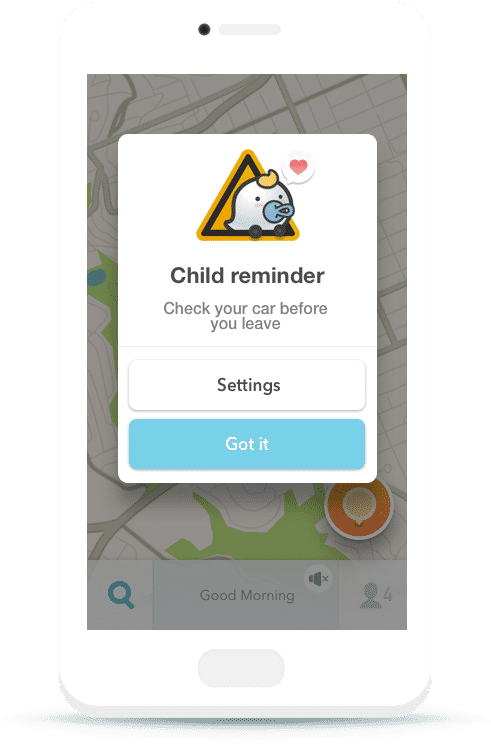 Waze Navigation App Adds Child Reminder Feature To - Waze (495x826), Png Download