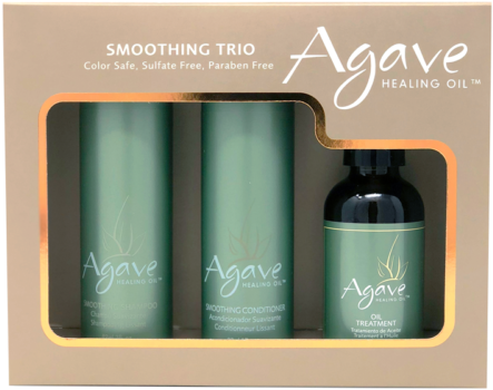 Prev - Agave Healing Oil Take Home Smoothing Trio ( (600x600), Png Download