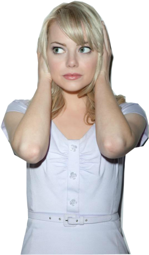 Emma Stone Download Transparent Png Image - Emma Stone White Blonde (698x1024), Png Download