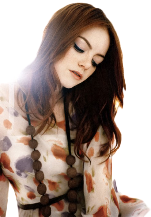 Emma Stone Png Pic - Emma Stone Photoshoot 2010 (530x709), Png Download