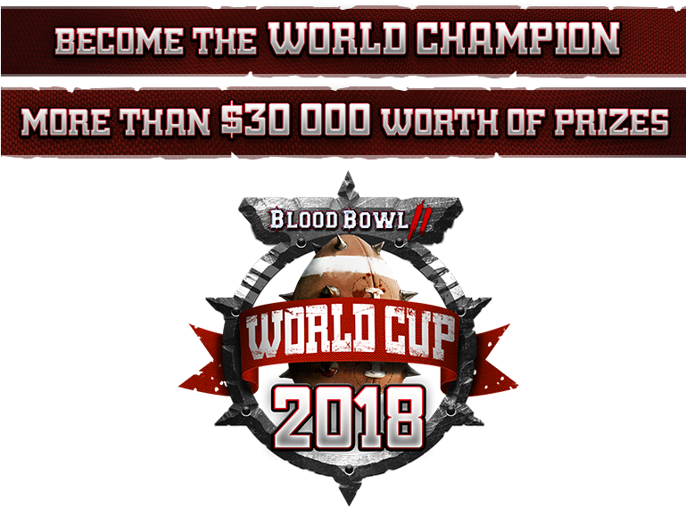 Blood Bowl 2 Worldcup 2018 Logo - Poster (768x582), Png Download