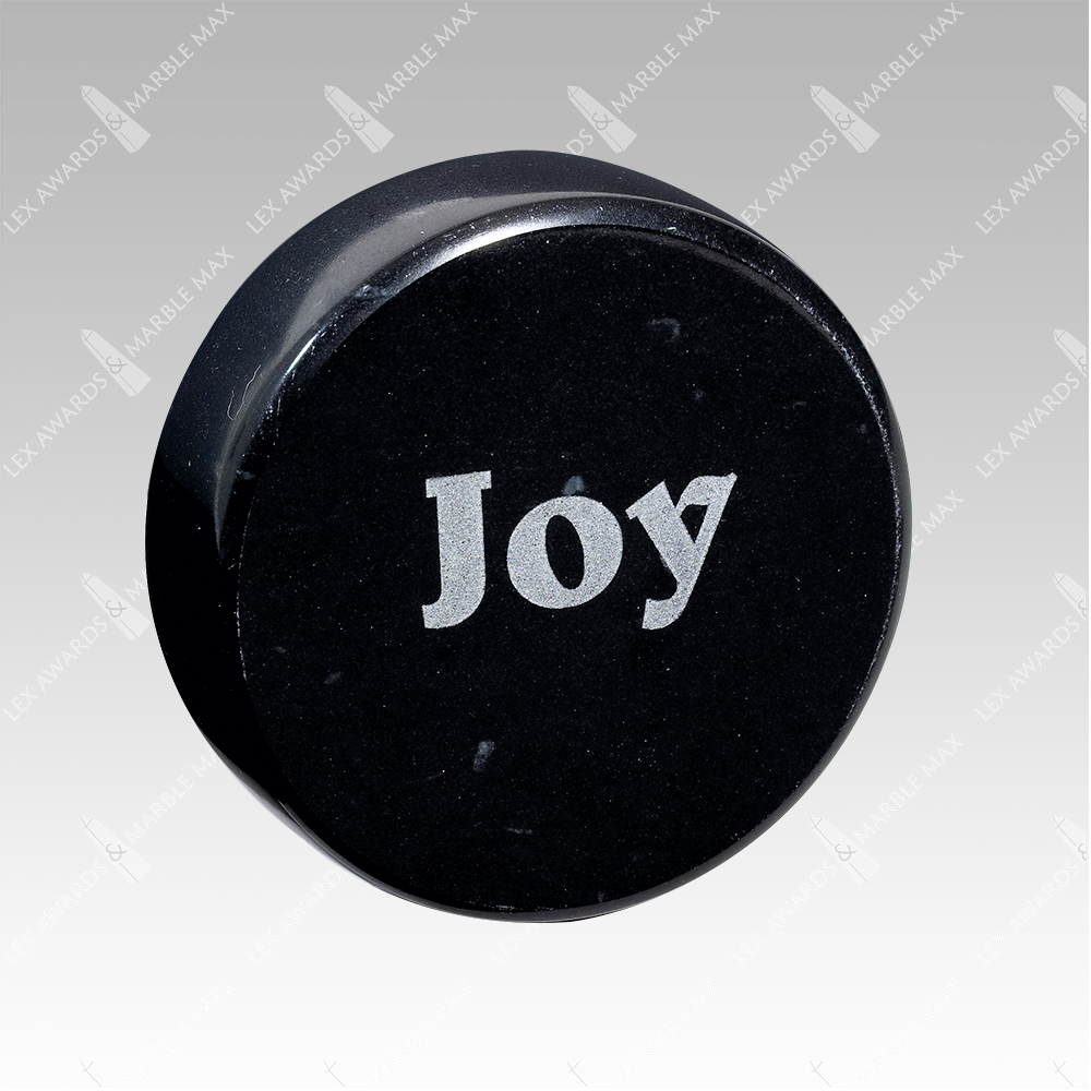 Hockey Puck Paperweight - Eye Shadow (1000x1000), Png Download