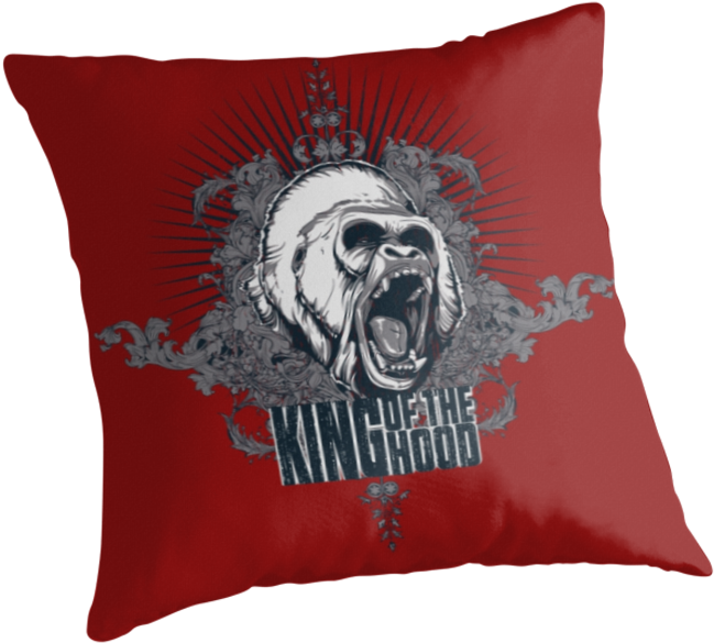 Silverback Gorilla Hood T-shirt (875x875), Png Download