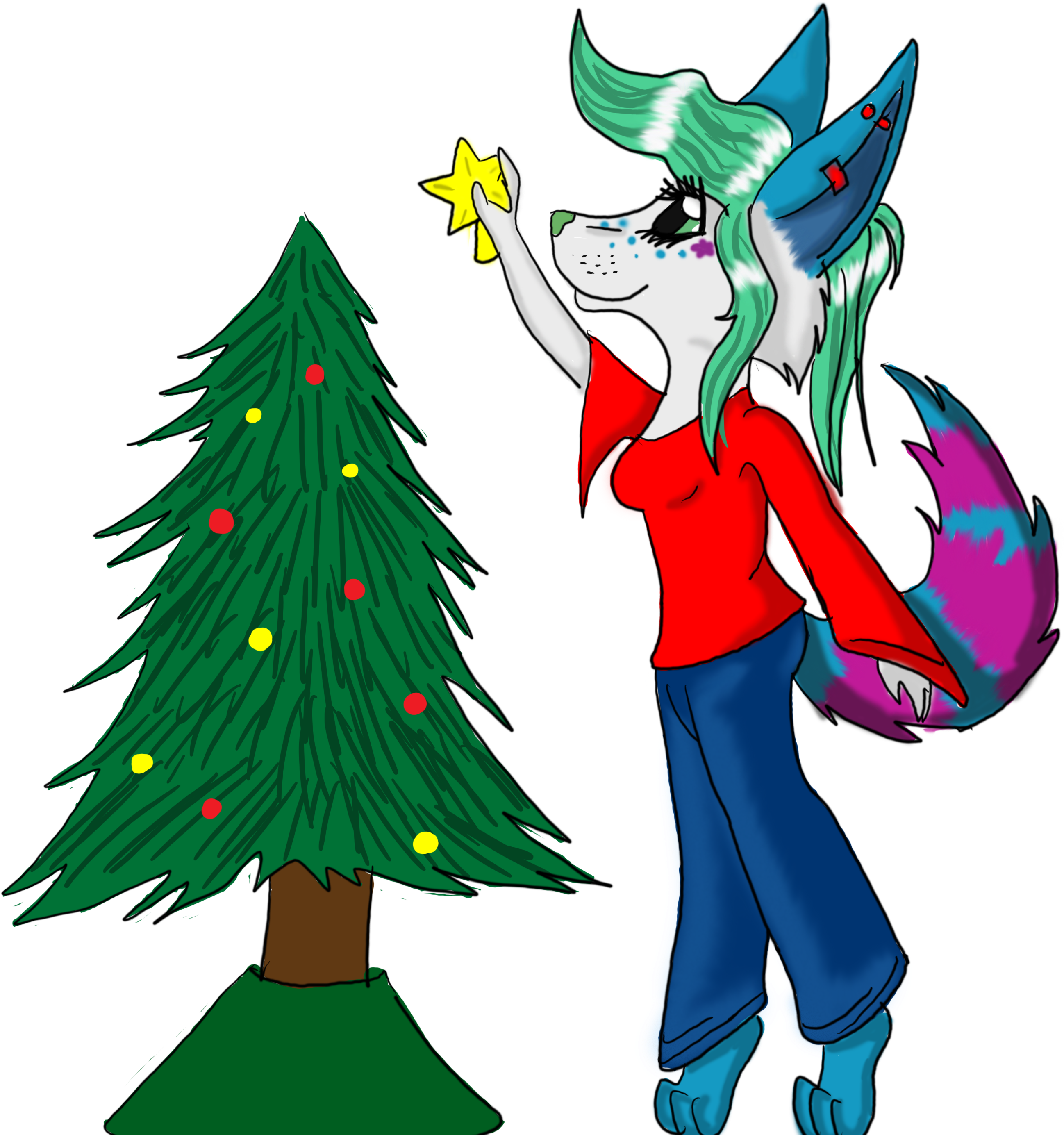 Calypso Christmas Tree (2778x2813), Png Download