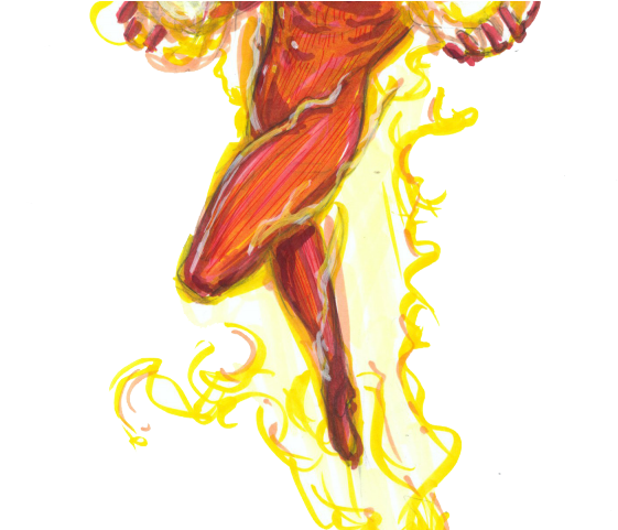 Human Torch Png Transparent Images (640x480), Png Download