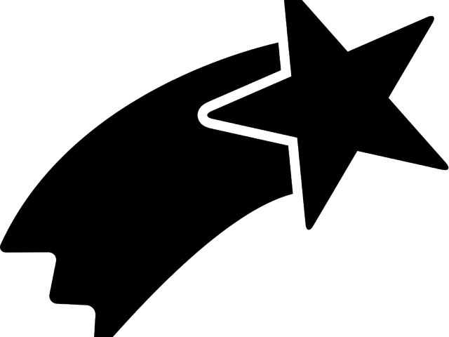 Shooting Star Icon (640x480), Png Download