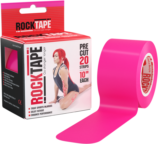 Rocktape 2 Inch Pre-cut Roll (740x674), Png Download