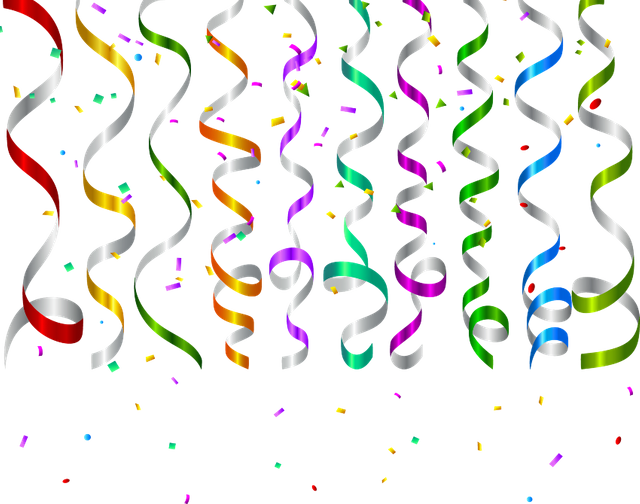 Confetti (640x504), Png Download