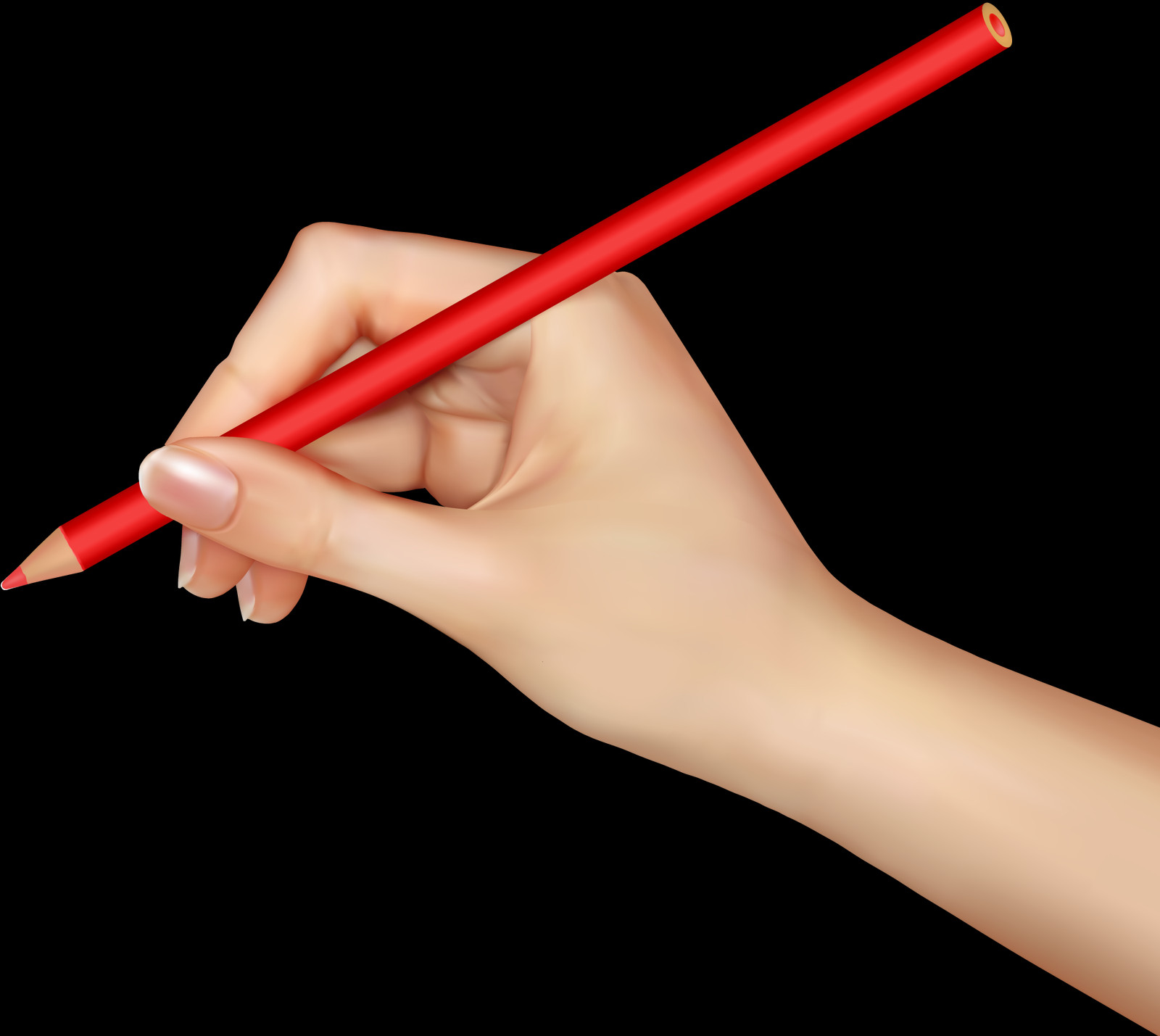 Pencil Png (1600x1429), Png Download