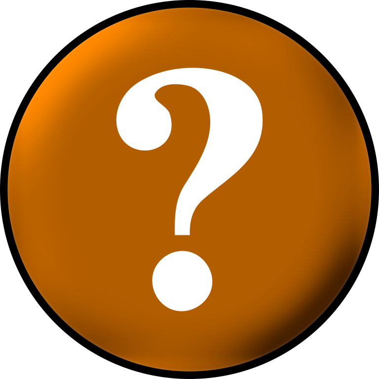 File Circle Question Orange Svg Wikimedia Commons Question (768x768), Png Download