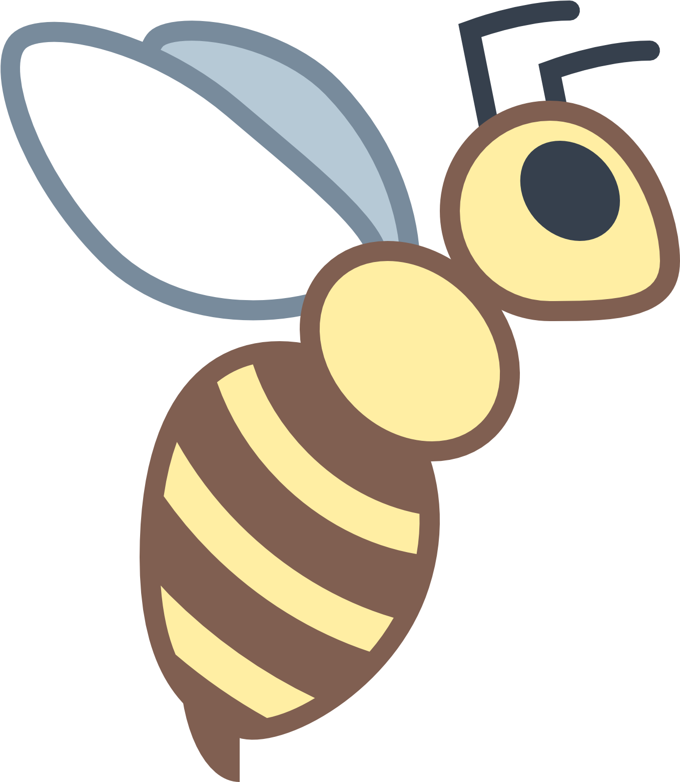 Bee Icon (1600x1600), Png Download