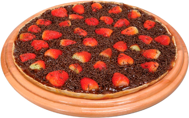 48 Chocolate E Morango (800x487), Png Download