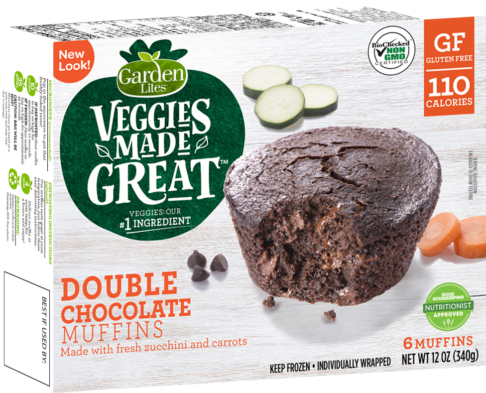 The Garden Lites Double Chocolate Muffins Are Made (1024x1024), Png Download