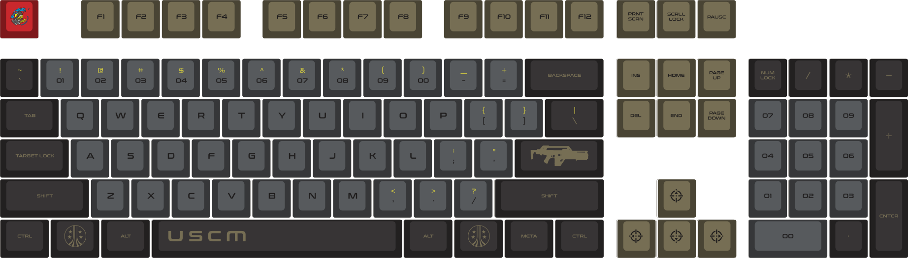 Choose Your Keycap Colors (1844x525), Png Download