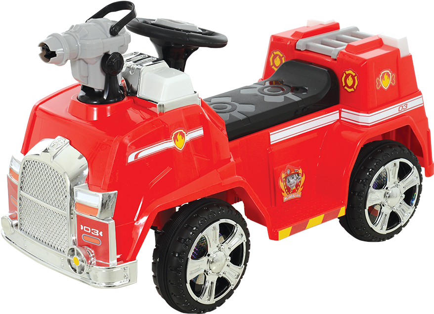Marshall's 6v Bubble Blowin' Fire Truck (900x944), Png Download
