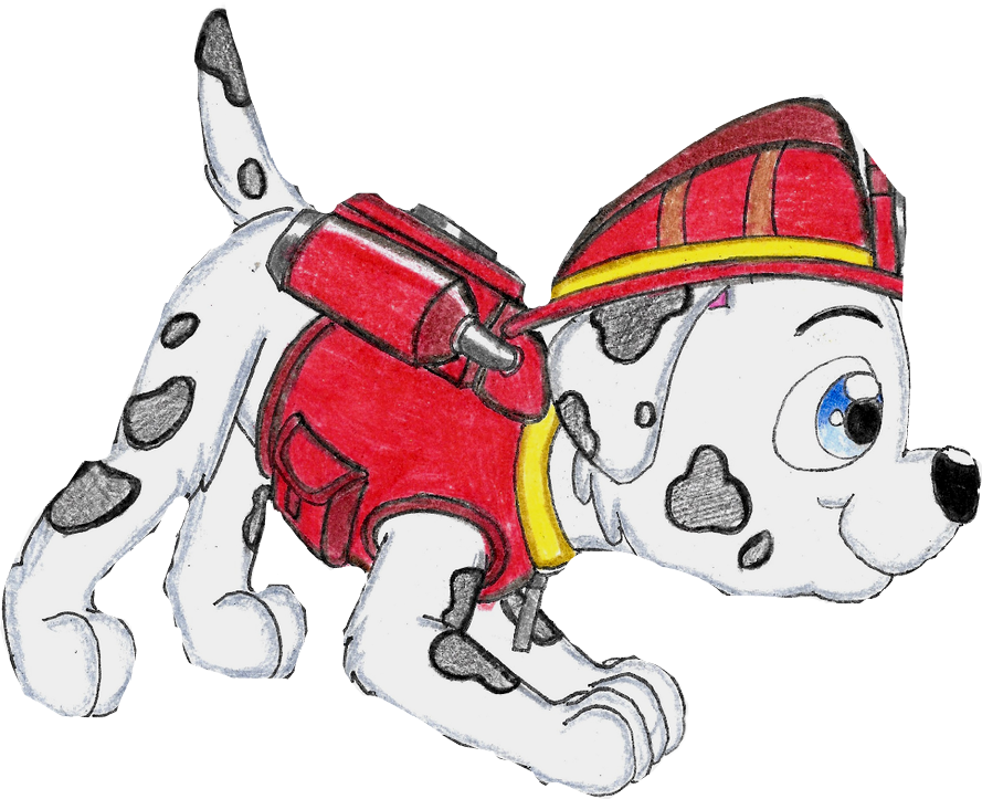 Marshall Paw Patrol Png (889x723), Png Download