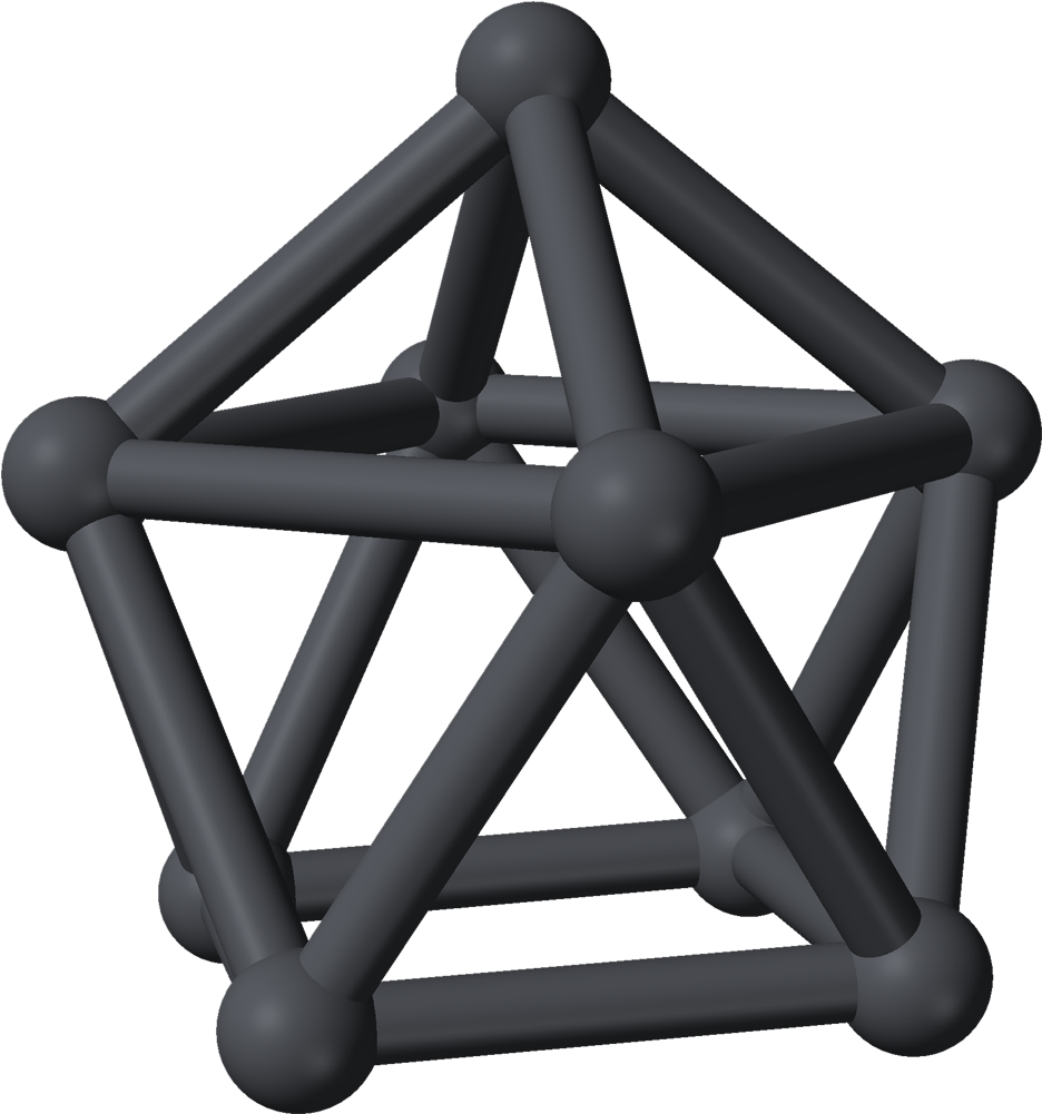 Nonaplumbide Anion From Xtal 3d Balls (1035x1100), Png Download