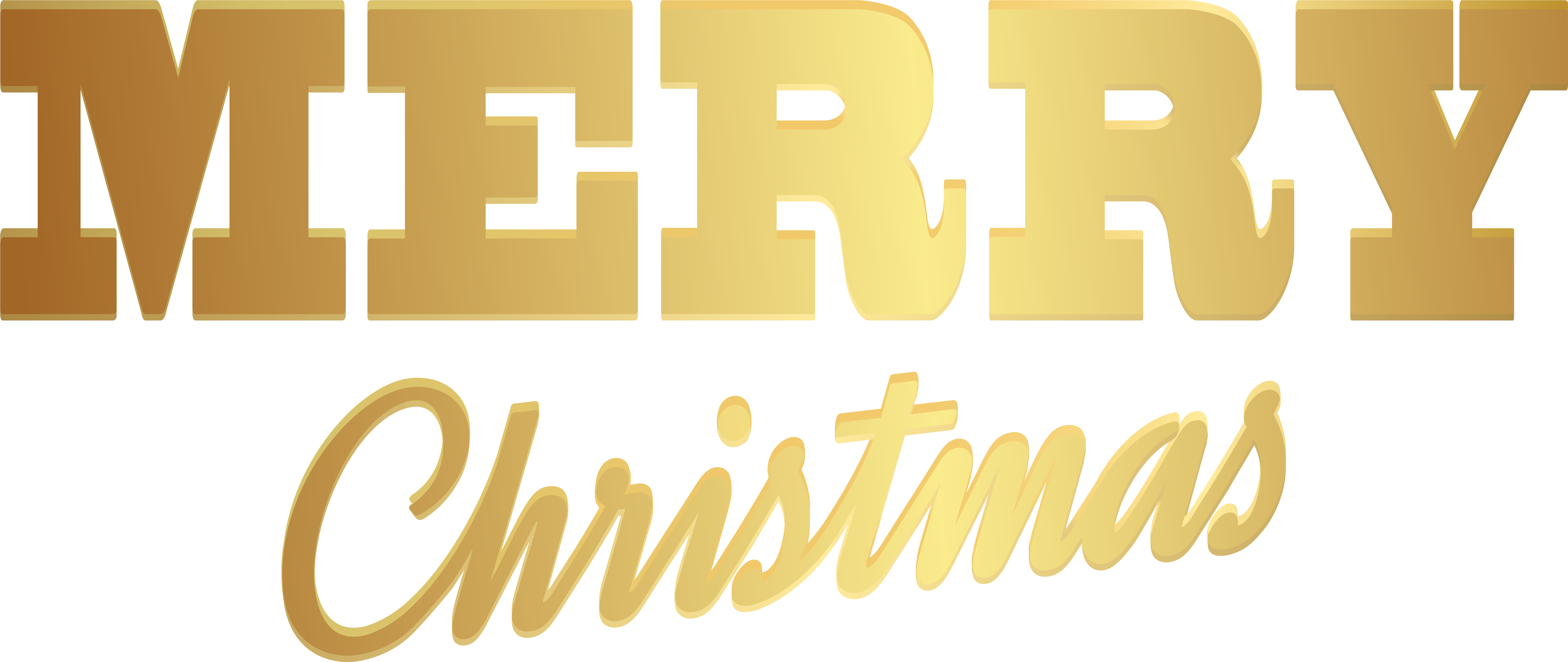 Merry Xmas Png (8000x3454), Png Download