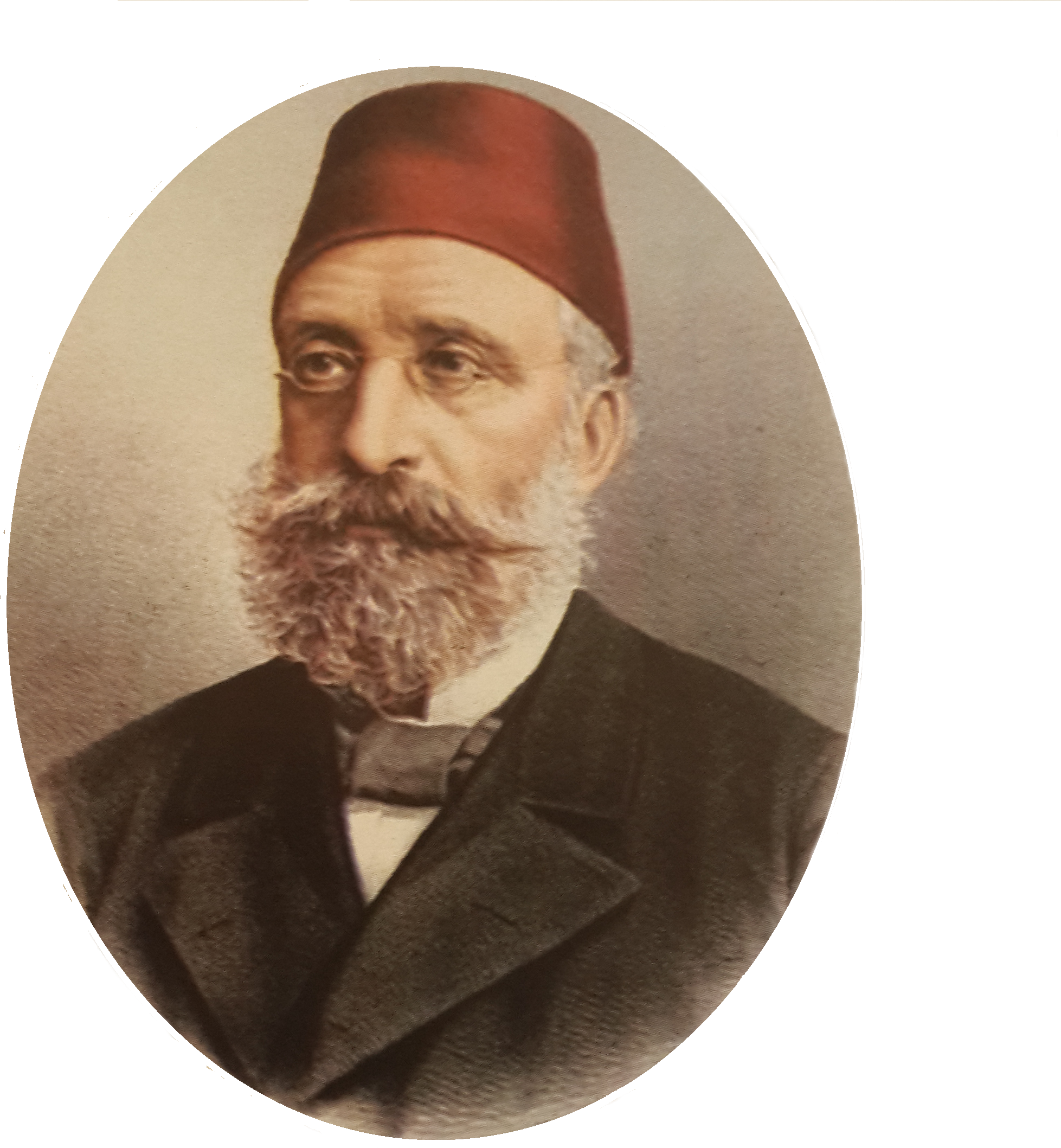 Wormeley P373 Midhat Pasha-colored (2314x2177), Png Download