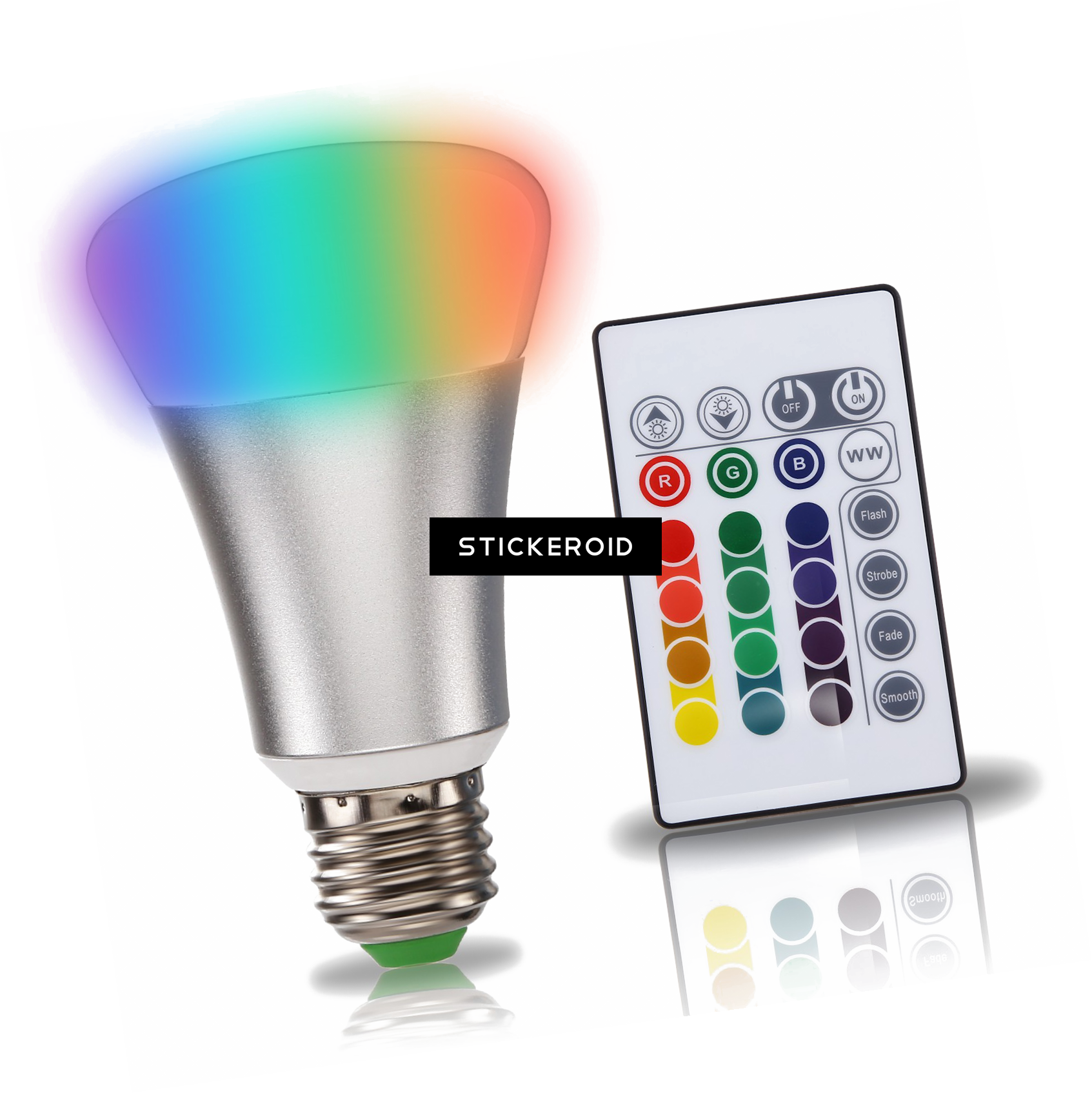 Decorative Led Bulb Light (1693x1694), Png Download