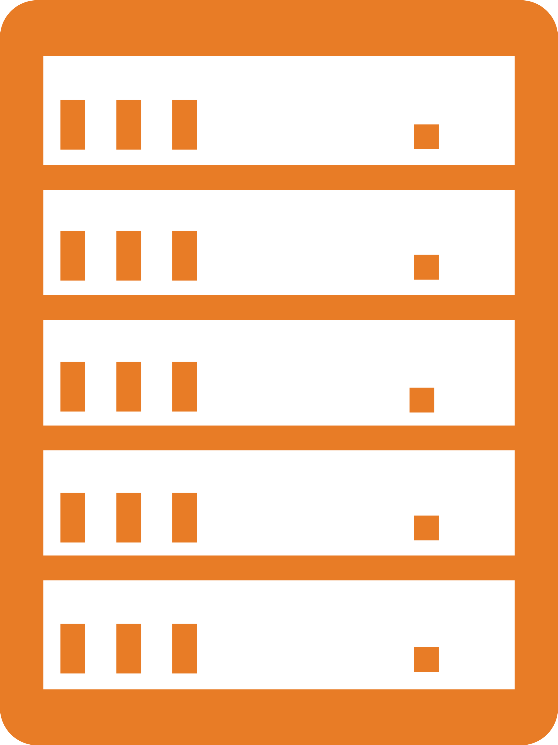 This Free Icons Png Design Of Simple Server (1800x2400), Png Download