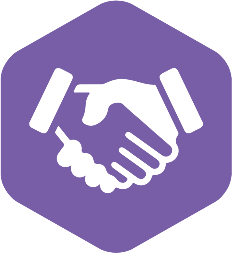 Public Relations Icon [purple]-01 (1000x1000), Png Download