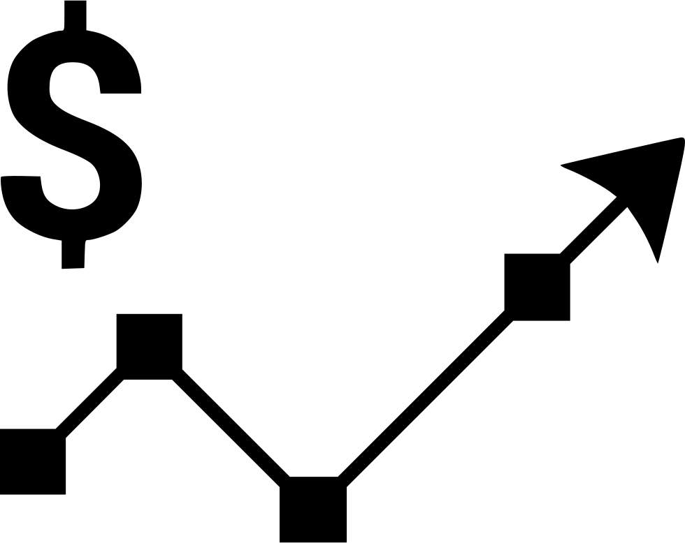 Usd Grow Graph Economic Svg Png Icon Free Download (980x778), Png Download