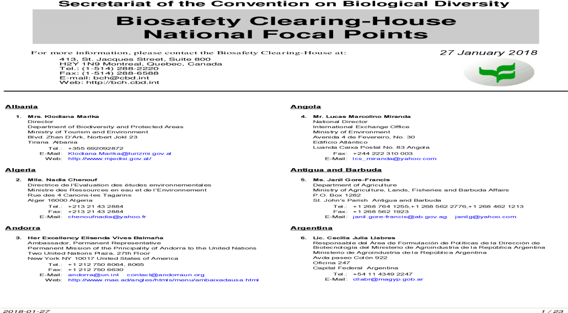 National Focal Point To The Biosafety Clearing-house (1200x630), Png Download