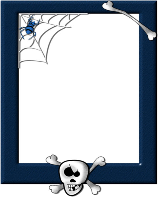 Halloween Frames (600x750), Png Download