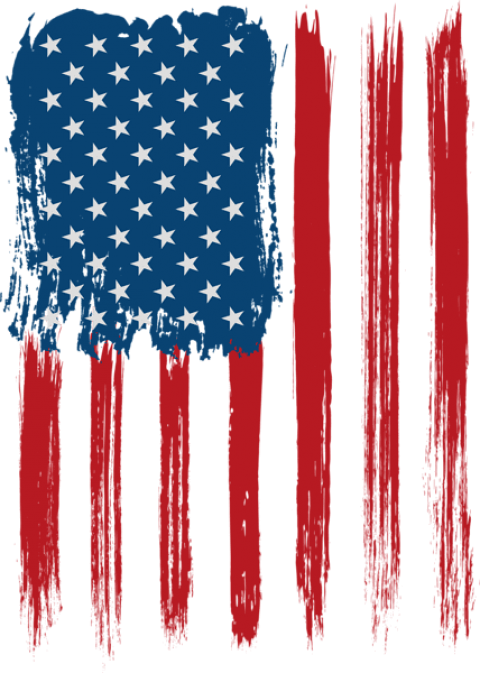 Free Png Download Usa Flag Decoration Transparent Png (480x673), Png Download