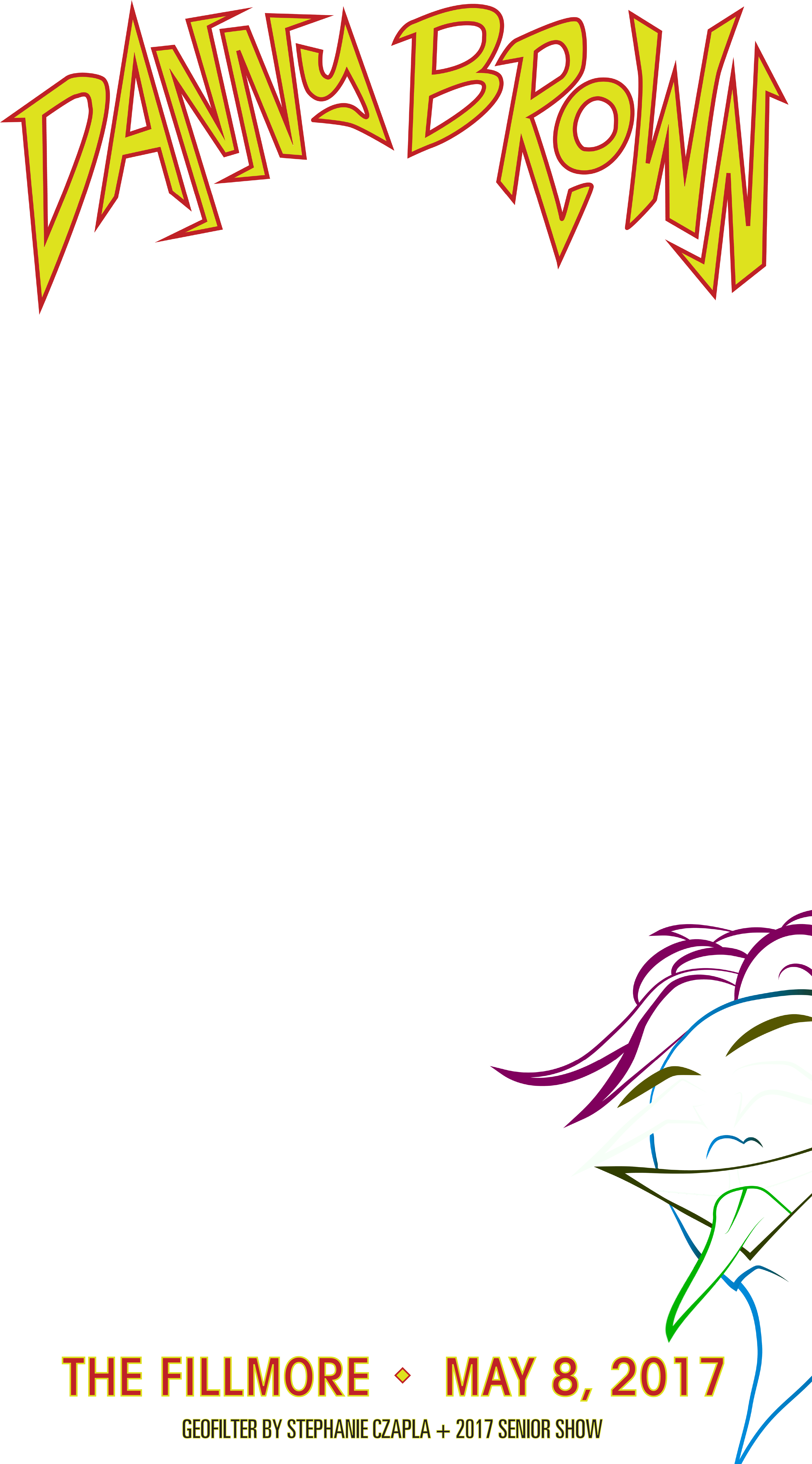 Snapchat Geofilter Accompanying My Concept Concert (4500x8000), Png Download
