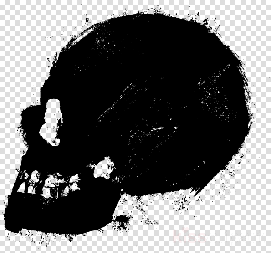 Grunge Skull Png Clipart Skull (900x840), Png Download