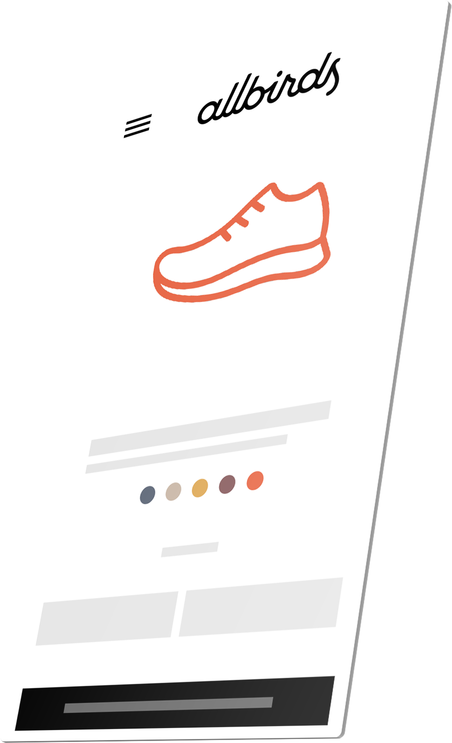 Allbirds Webstore Screen Flat (908x1490), Png Download